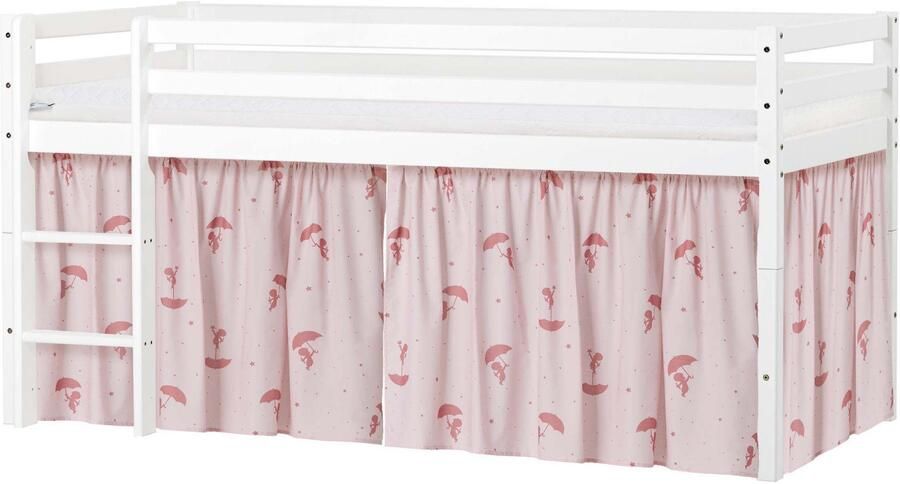 Hoppekids Speelbed ECO Dream hoogslaper deelbaar in 2 eenpersoonsbedden Massief hout naar keuze in 2 afmetingen en 4 kleuren matras ter keuze - Foto 3