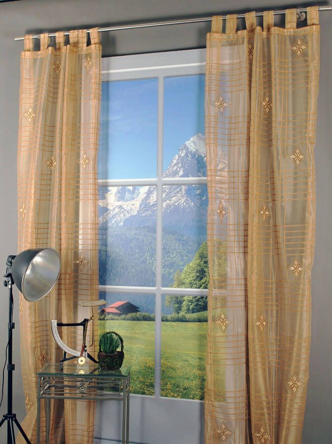 Hossner Gordijn Stellisee Lussenvitrage in bijzonder design (1 stuk) - Foto 6