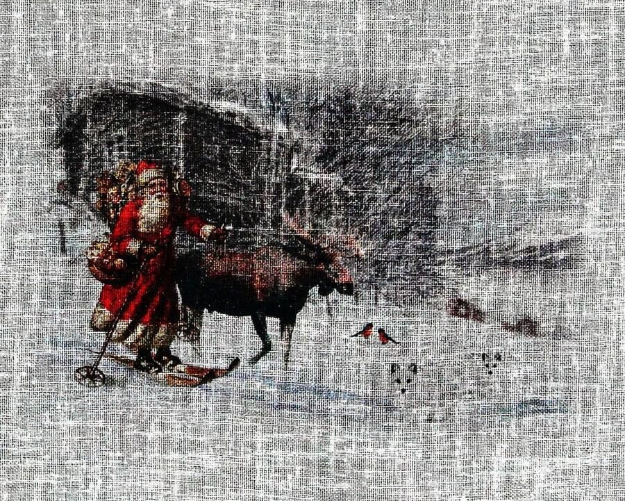 Hossner Valletje Kerstman Landelijke look (1 stuk) - Foto 2