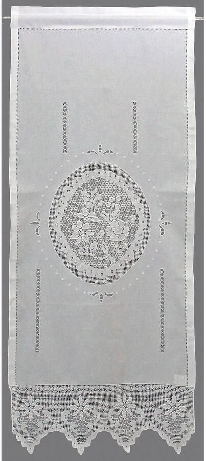 Hossner Gordijn Wildspitze m. echte handgemaakte gehaakte kant (1 stuk) - Foto 5