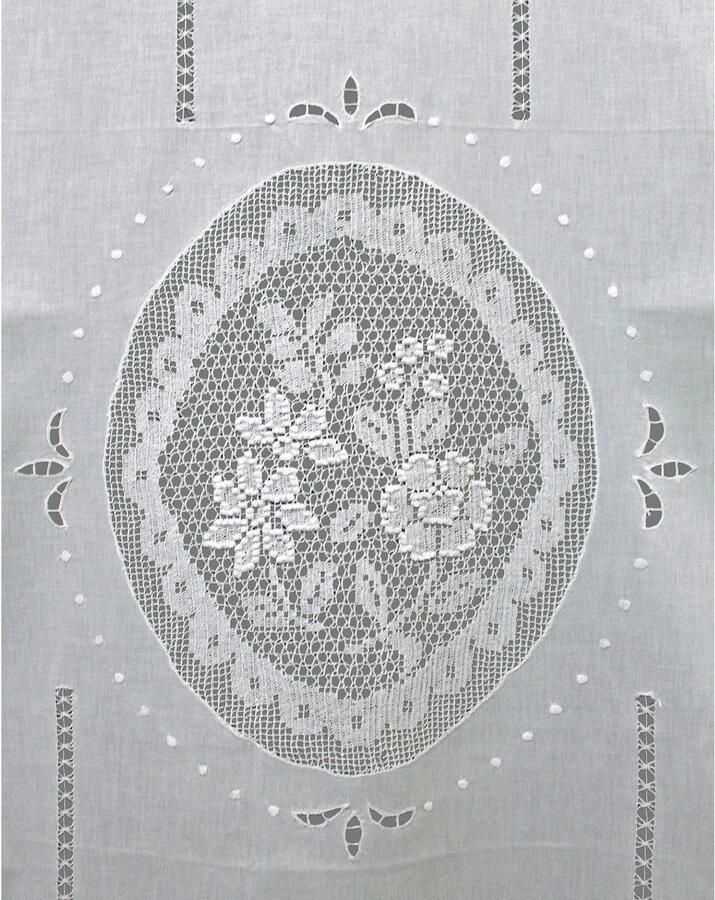 Hossner Gordijn Wildspitze m. echte handgemaakte gehaakte kant (1 stuk) - Foto 2