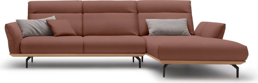 OTTO Creation BY ROLF BENZ Hoekbank Hs.460 Sokkel in eiken onderstel in umbra grijs breedte 318 cm - Foto 12