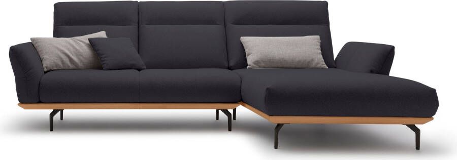 OTTO Creation BY ROLF BENZ Hoekbank Hs.460 Sokkel in eiken gegoten aluminium poten in umbra grijs breedte 298 cm - Foto 12