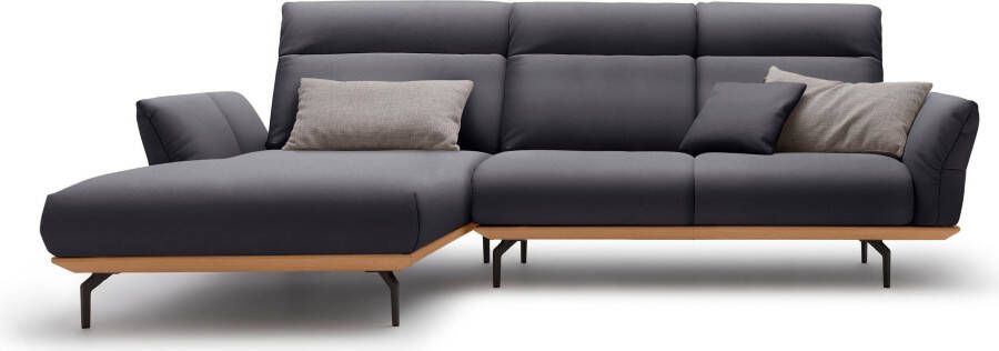 OTTO Creation BY ROLF BENZ Hoekbank Hs.460 Sokkel in eiken gegoten aluminium poten in umbra grijs breedte 298 cm - Foto 12