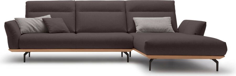 OTTO Creation BY ROLF BENZ Hoekbank Hs.460 Sokkel in eiken onderstel in umbra grijs breedte 318 cm - Foto 13