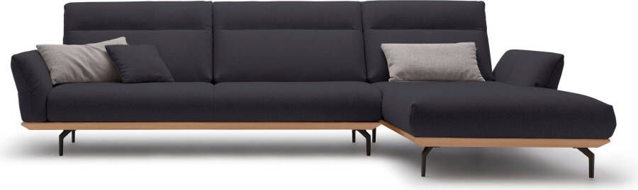 OTTO Creation BY ROLF BENZ Hoekbank Hs.460 Sokkel in eiken onderstel in umbra grijs breedte 338 cm - Foto 13