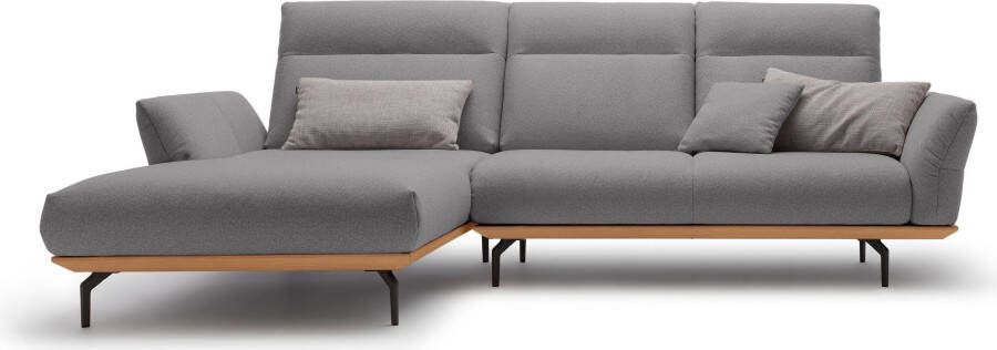 OTTO Creation BY ROLF BENZ Hoekbank Hs.460 Sokkel in eiken gegoten aluminium poten in umbra grijs breedte 298 cm - Foto 12