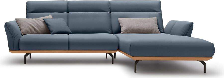 OTTO Creation BY ROLF BENZ Hoekbank Hs.460 Sokkel in eiken gegoten aluminium poten in umbra grijs breedte 298 cm - Foto 13