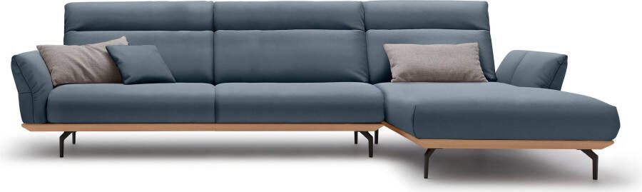 OTTO Creation BY ROLF BENZ Hoekbank Hs.460 Sokkel in eiken onderstel in umbra grijs breedte 338 cm - Foto 12