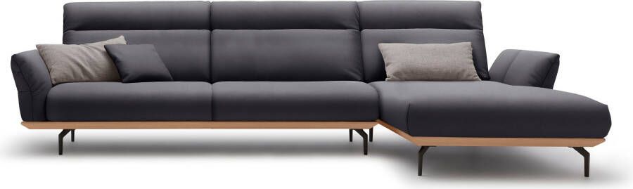 OTTO Creation BY ROLF BENZ Hoekbank Hs.460 Sokkel in eiken onderstel in umbra grijs breedte 338 cm - Foto 13