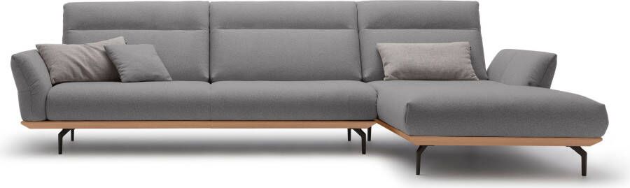 OTTO Creation BY ROLF BENZ Hoekbank Hs.460 Sokkel in eiken onderstel in umbra grijs breedte 338 cm - Foto 10