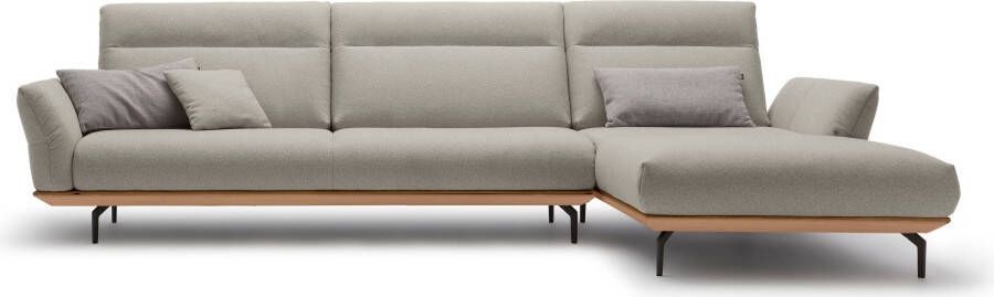 OTTO Creation BY ROLF BENZ Hoekbank Hs.460 Sokkel in eiken onderstel in umbra grijs breedte 338 cm - Foto 11