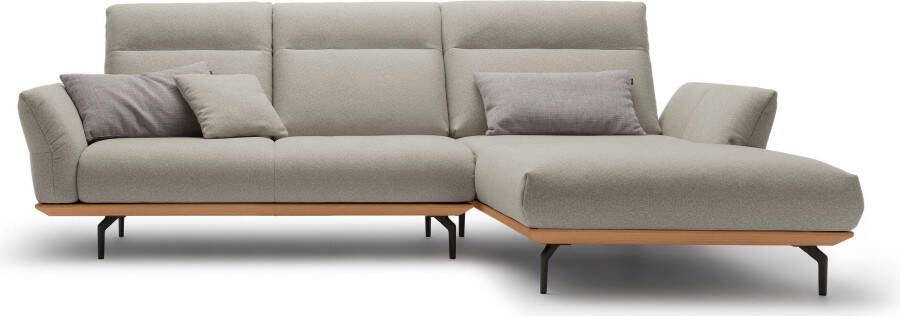 OTTO Creation BY ROLF BENZ Hoekbank Hs.460 Sokkel in eiken gegoten aluminium poten in umbra grijs breedte 298 cm - Foto 11