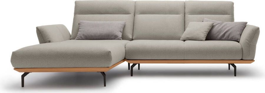 OTTO Creation BY ROLF BENZ Hoekbank Hs.460 Sokkel in eiken gegoten aluminium poten in umbra grijs breedte 298 cm - Foto 11