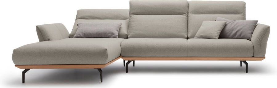 OTTO Creation BY ROLF BENZ Hoekbank Hs.460 Sokkel in eiken onderstel in umbra grijs breedte 318 cm - Foto 11