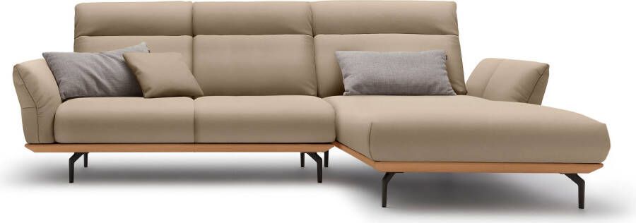 OTTO Creation BY ROLF BENZ Hoekbank Hs.460 Sokkel in eiken gegoten aluminium poten in umbra grijs breedte 298 cm - Foto 11