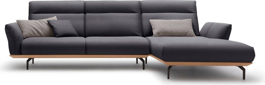 OTTO Creation BY ROLF BENZ Hoekbank Hs.460 Sokkel in eiken onderstel in umbra grijs breedte 318 cm - Foto 13