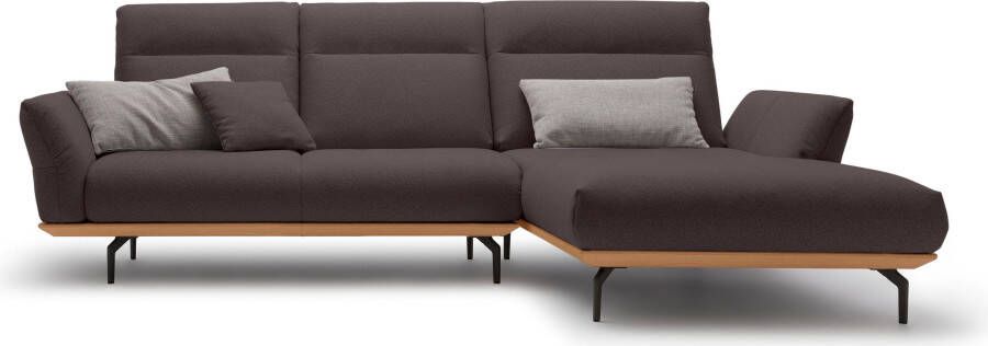 OTTO Creation BY ROLF BENZ Hoekbank Hs.460 Sokkel in eiken gegoten aluminium poten in umbra grijs breedte 298 cm - Foto 12