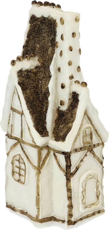 I.GE.A. Decoratief figuur Huis Kerstdecoratie van polyresin hoogte ca. 24 cm (1 stuk) - Foto 2
