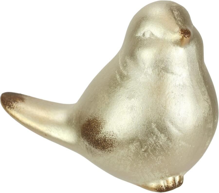 I.GE.A. Decoratief figuur Vogel van keramiek set van 2 ornament standbeeld dierfiguur sculptuur decor vogel vogelfiguur (2 stuks) - Foto 2