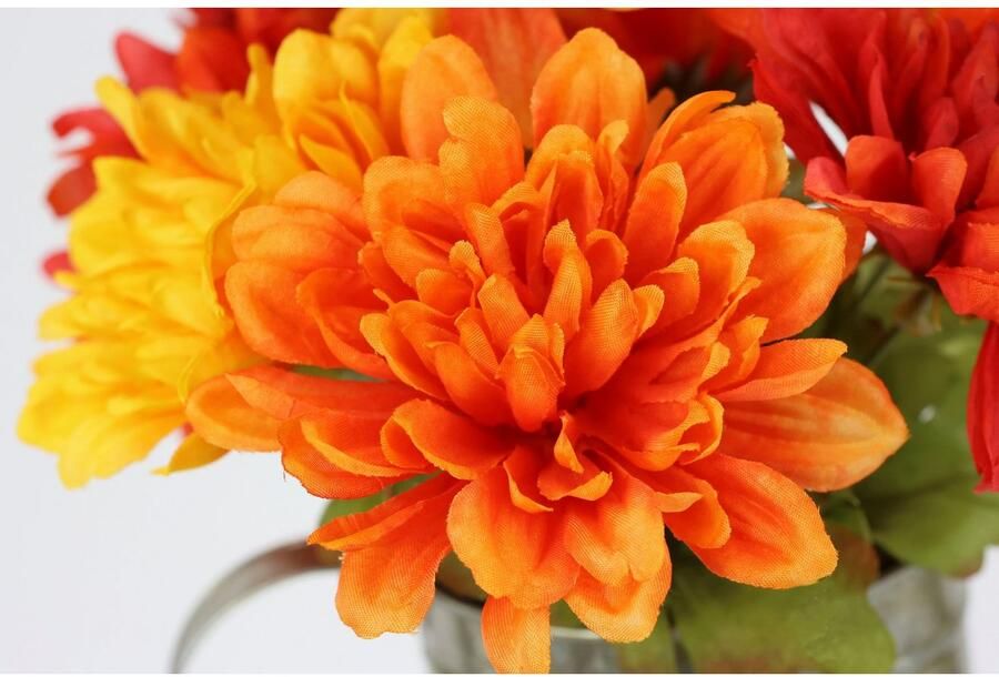 I.GE.A. Kunstbloem Chrysanten in gieter Herfstdecoratie herfstbloemen (1 stuk) - Foto 3