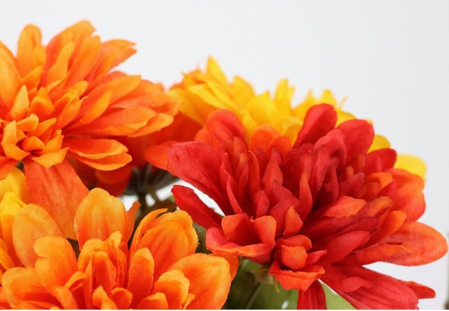 I.GE.A. Kunstbloem Chrysanten in gieter Herfstdecoratie herfstbloemen (1 stuk) - Foto 2