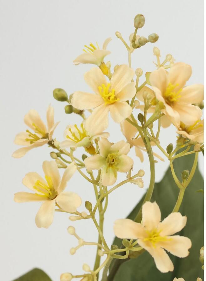 I.GE.A. Kunstbloem Stelenbloemen assortiment dahlia bloes tak zijdenbloem enkele bloem herfst kunstbloemen decoratieve bloemen (2 stuks) - Foto 2