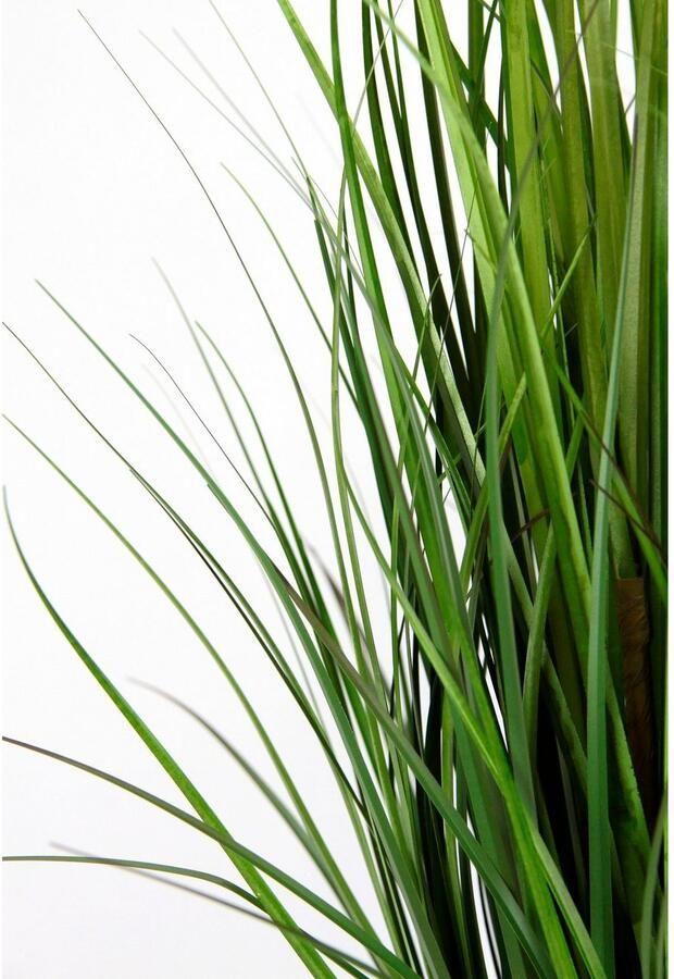 Flair Flower Kunstgras Struik in Pot Kunstplant Decoratief Gras Kunstgras Plant Siergras Graspluim Struik Decoratie Grassen Lente Bank Gras Riet Bruiloft Decoratie Decoratieve Plant Groen 43x20x20cm