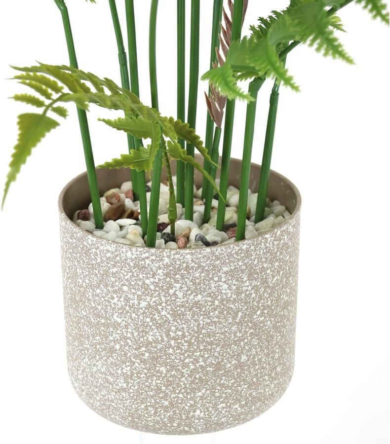 I.GE.A. Kunstplant Kunstmatige bosvaren in de pot varen KUNSTVAREN varen bosplant (1 stuk) - Foto 2