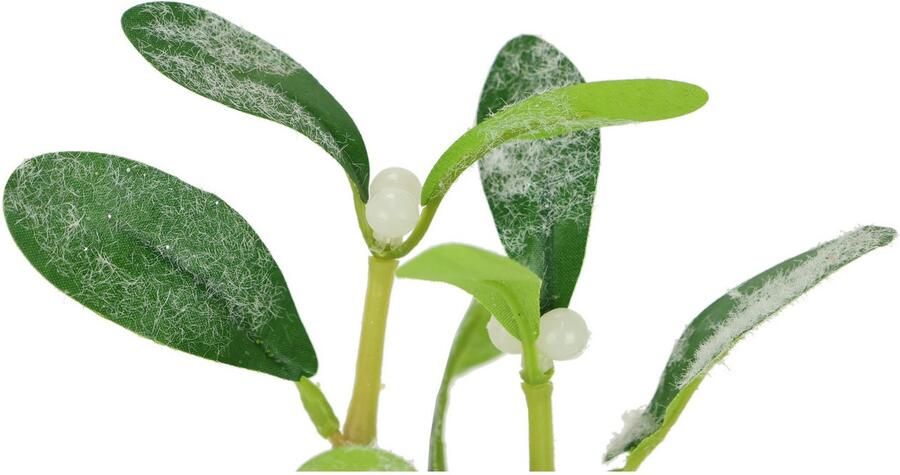 I.GE.A. Kunsttak Kunstmatige maretak met bessen set van 3 decoratieve tak voor slinger krans kerstdecoratie (3 stuks) - Foto 2