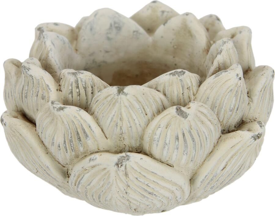 I.GE.A. Plantenbak Antiek plantenbak Lotus-bloem Bloempot emmer bloempot plantenbak bloemenstandaard om te beplanten (1 stuk) - Foto 2