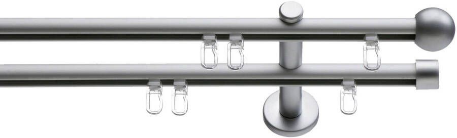 Indeko Gordijnroede Formentor Binnenloop compleet set inclusief glijders en montagemateriaal (1 stuk)