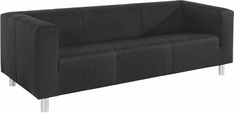 INOSIGN 3-zitsbank Clip inclusief comfortabele kern met golfvering afm. (bxdxh): 183x85x65 cm - Foto 4