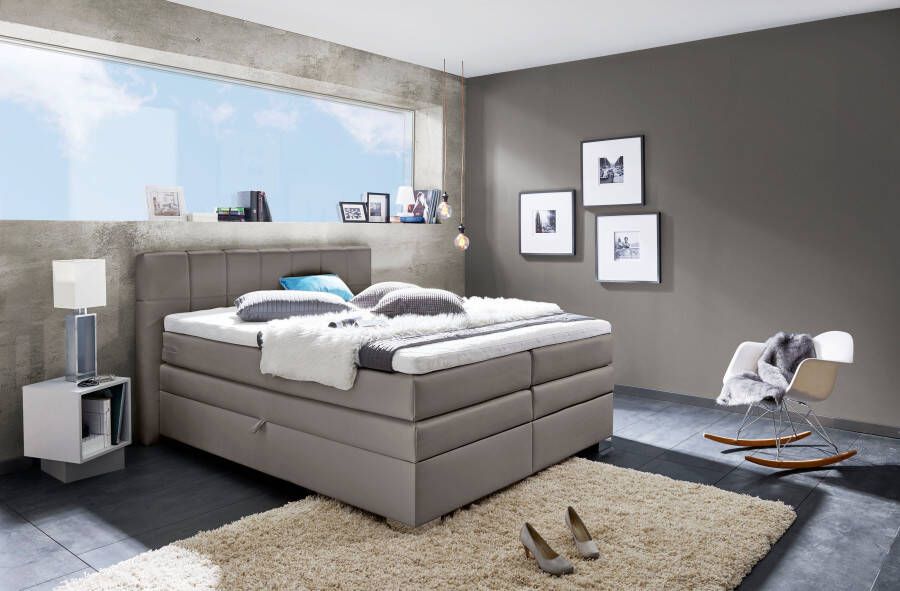 INOSIGN Boxspring Airdrie inclusief bedkist en topper - Foto 13