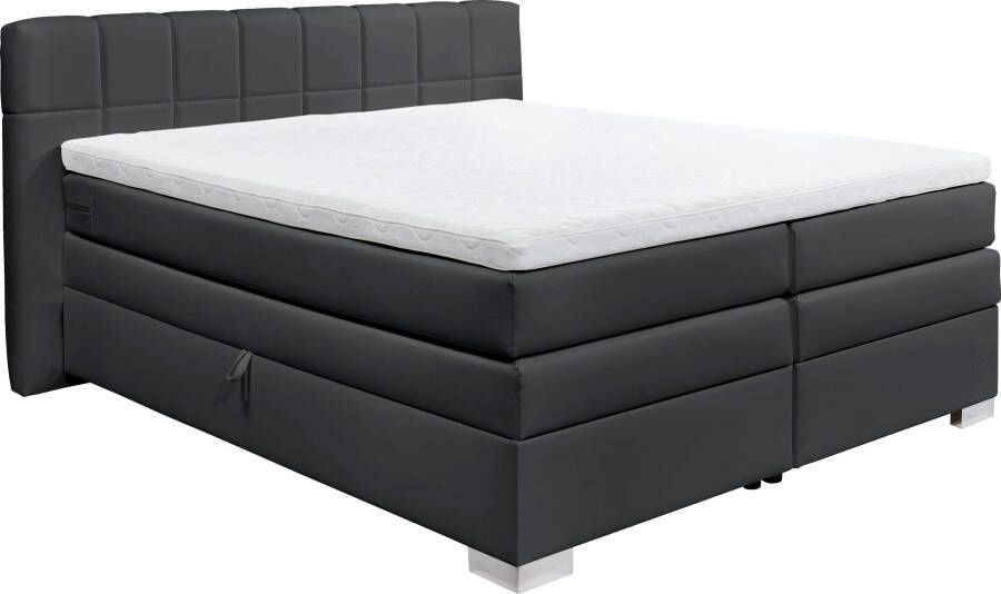INOSIGN Boxspring Airdrie inclusief bedkist en topper - Foto 13
