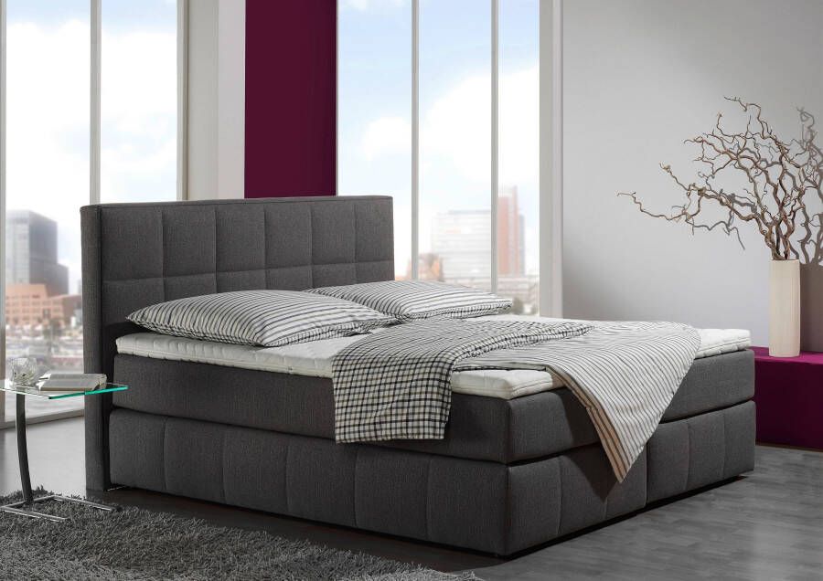 INOSIGN Boxspring Casano met fijne stiksels in 3 matrassoorten 2 hardheden en 5 kleuren - Foto 1