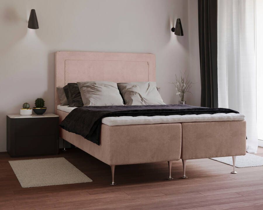 INOSIGN Boxspring Hacer Topmatras H2 of H3 en in breedte 70 80 90 120 140 160 180 ter keuze - Foto 7