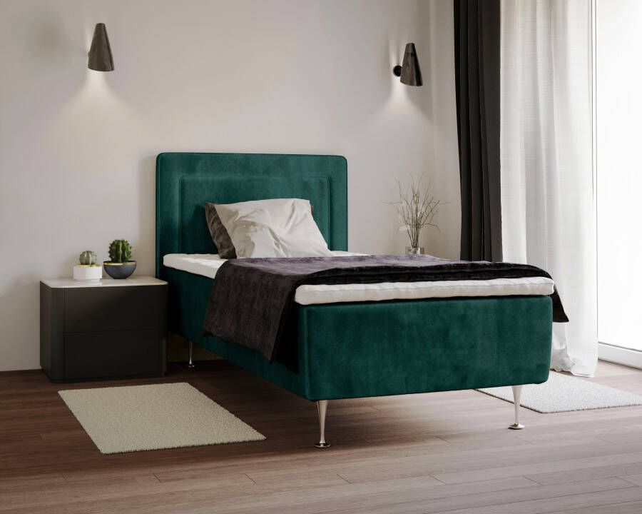 INOSIGN Boxspring Hacer Topmatras H2 of H3 en in breedte 70 80 90 120 140 160 180 ter keuze - Foto 7