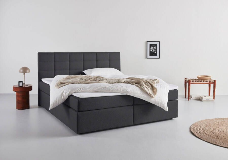 INOSIGN Boxspring OVALO optioneel met bedbox verkrijgbaar in h2 h3 & h4 - Foto 9