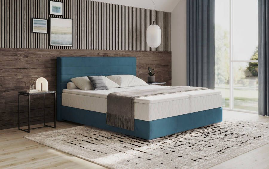 Mr. Couch Boxspring Stratus 2 incl. matrassen en bedlades