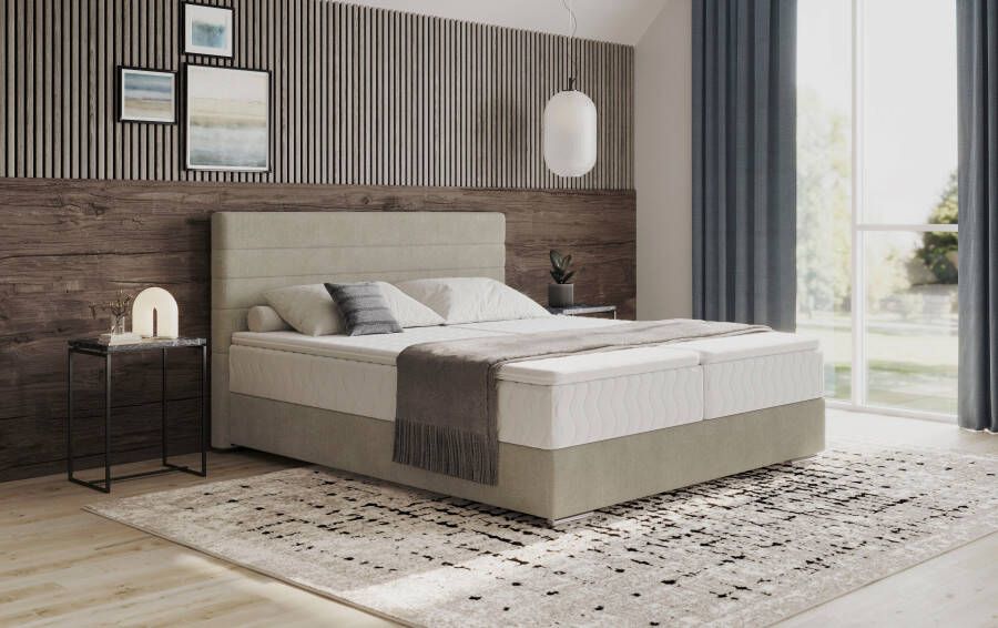 Mr. Couch Boxspring Stratus 2 incl. matrassen en bedlades