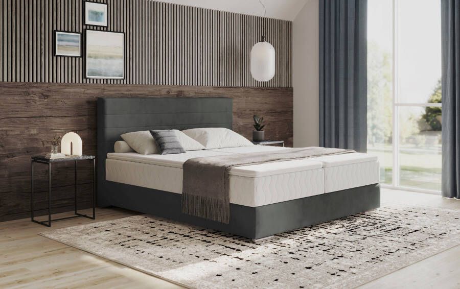 Mr. Couch Boxspring Stratus 2 incl. matrassen en bedlades