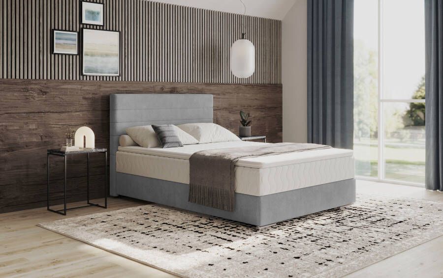 Mr. Couch Boxspring Stratus 2 incl. matrassen en bedlades