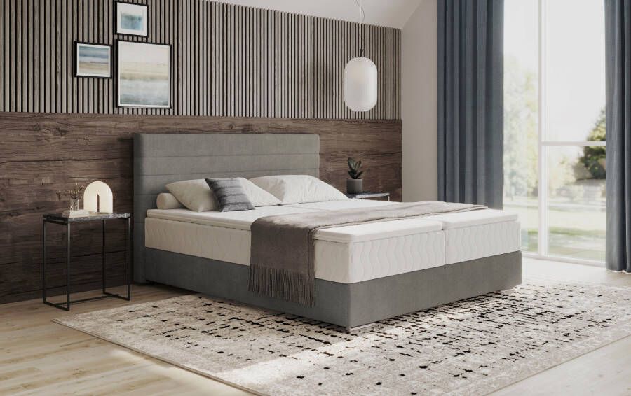 Mr. Couch Boxspring Stratus 2 incl. matrassen en bedlades