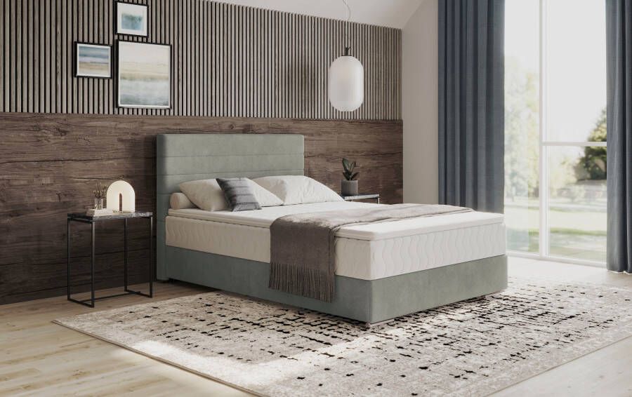 Mr. Couch Boxspring Stratus 2 incl. matrassen en bedlades