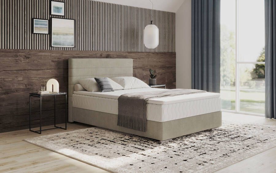 Mr. Couch Boxspring Stratus 2 incl. matrassen en bedlades