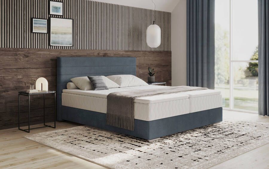 Mr. Couch Boxspring Stratus 2 incl. matrassen en bedlades