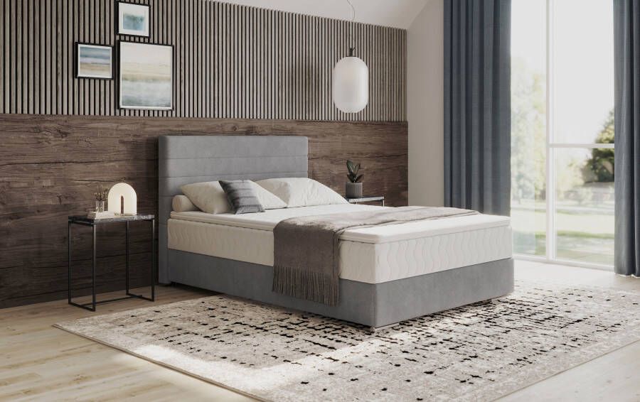 Mr. Couch Boxspring Stratus 2 incl. matrassen en bedlades