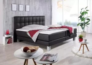 INOSIGN Boxspring Tavira in 4 breedten 4 kleuren en 3 matrassoorten incl. topmatras