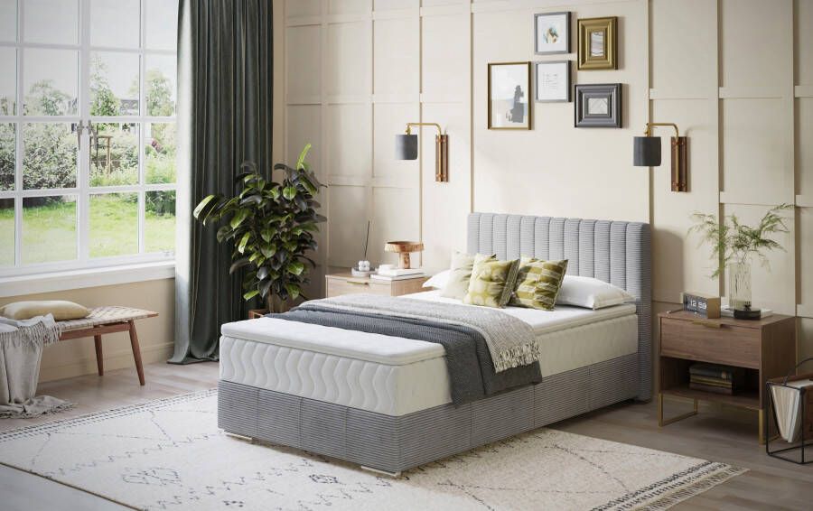 INOSIGN Boxspring Thor met bedlade incl. matras Topmatras en sierkussen in verschillende hardheden beschikbaar - Foto 3